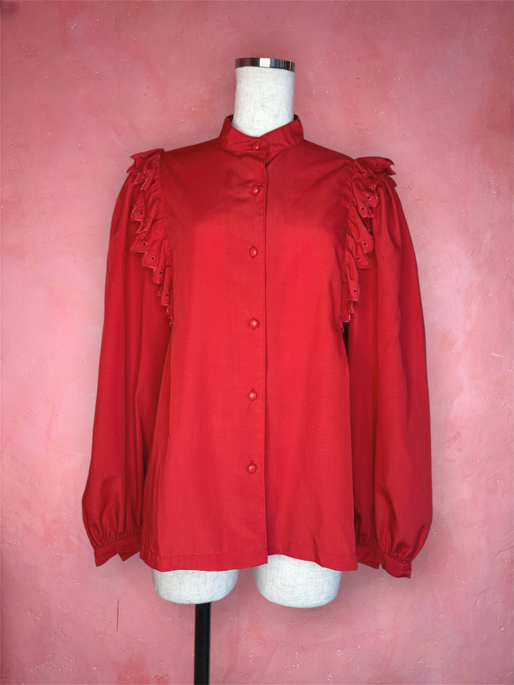 used frill blouse