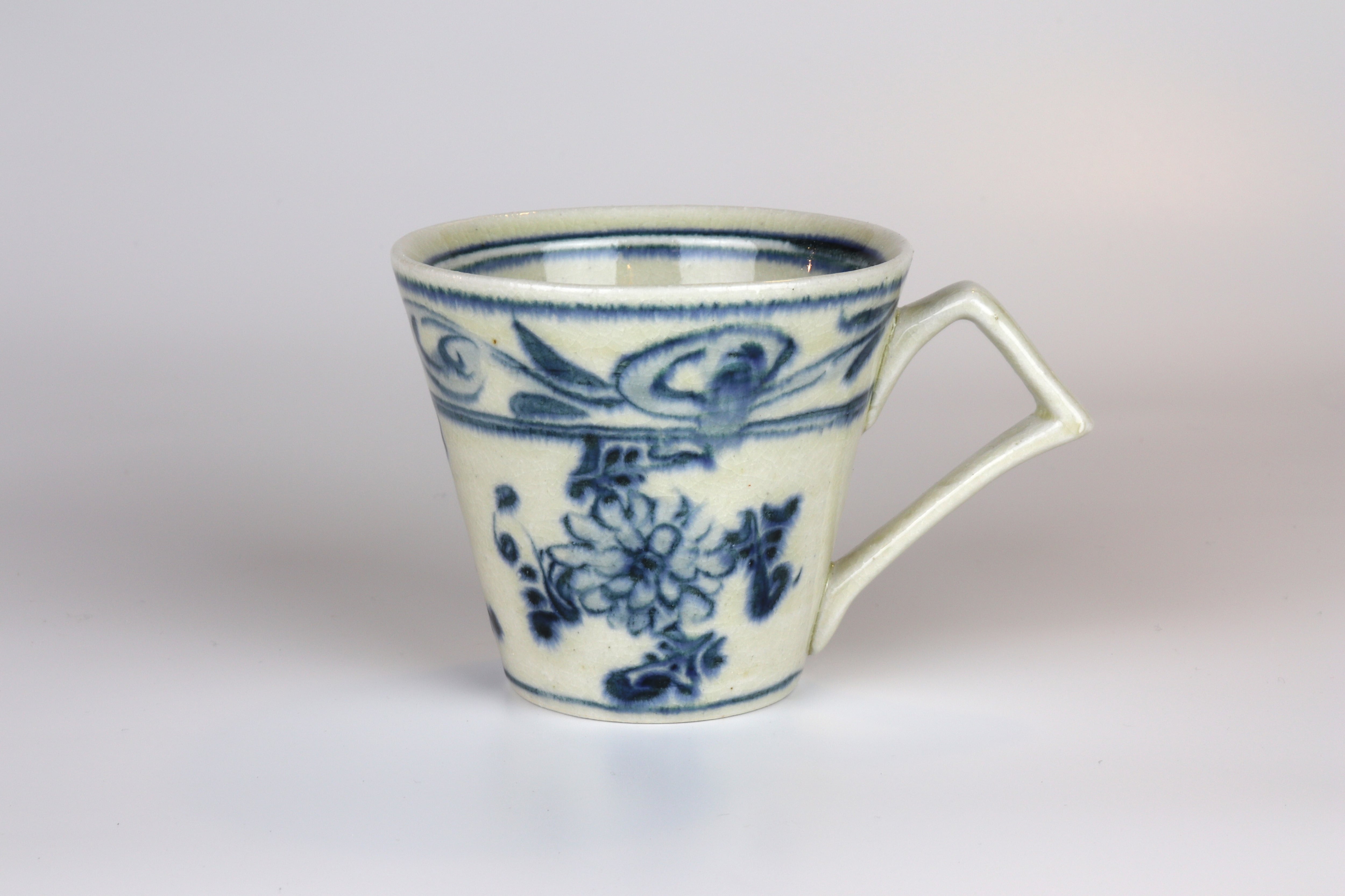 安南 コーヒーカップ 草花【B級品 特価】