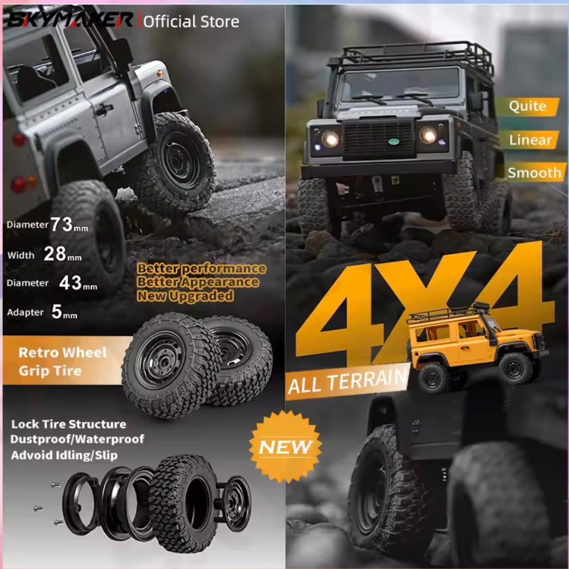 MN99s 1:12 MN モデル バージョン RC カー 4WD | RCKING