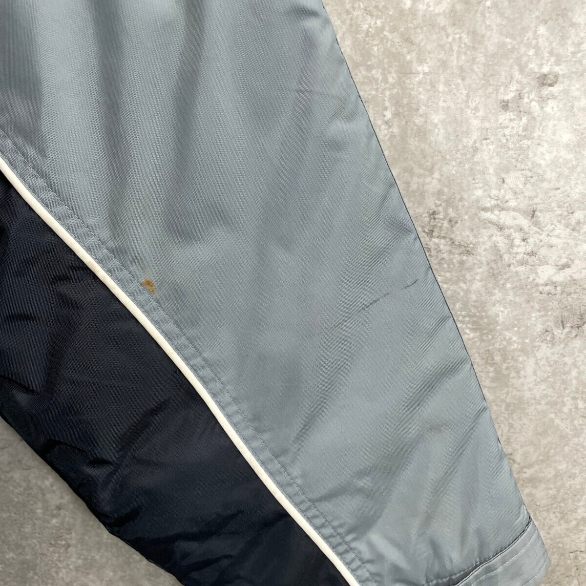 00年代 adidas アディダス ナイロンジャケット 中綿入り メンズL相当