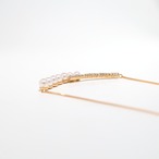 あこや真珠 デザイン ネックレス K18 / DA 0.360ct