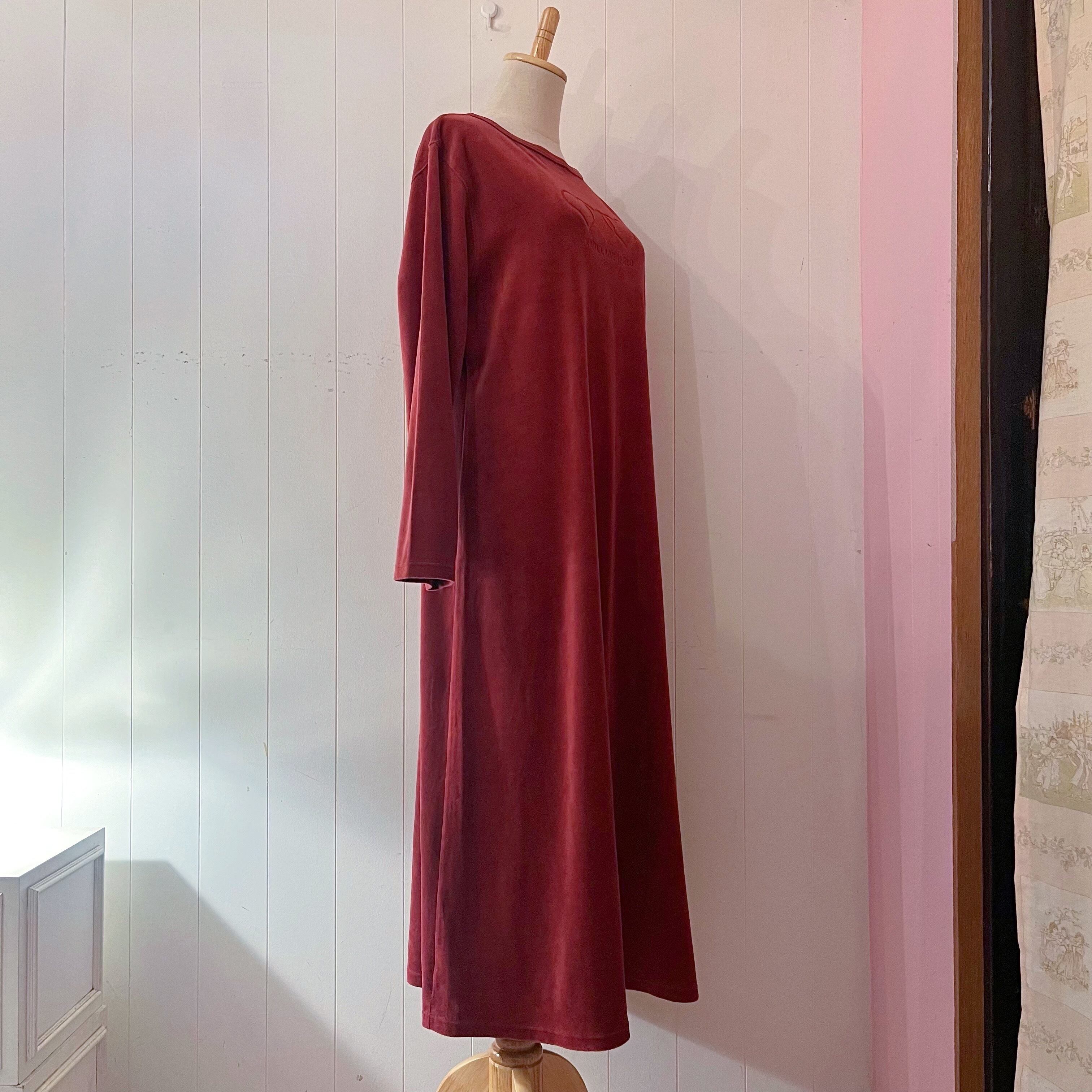 red heart velours one-piece