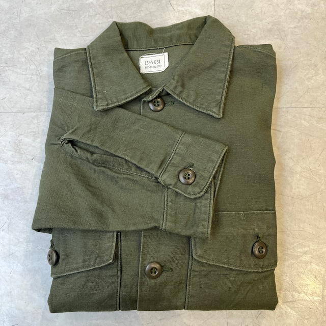 60s〜70s US ARMY Utility Shirts 60～70年代 アメリカ軍 ユーティリティシャツ カフス ミリタリー