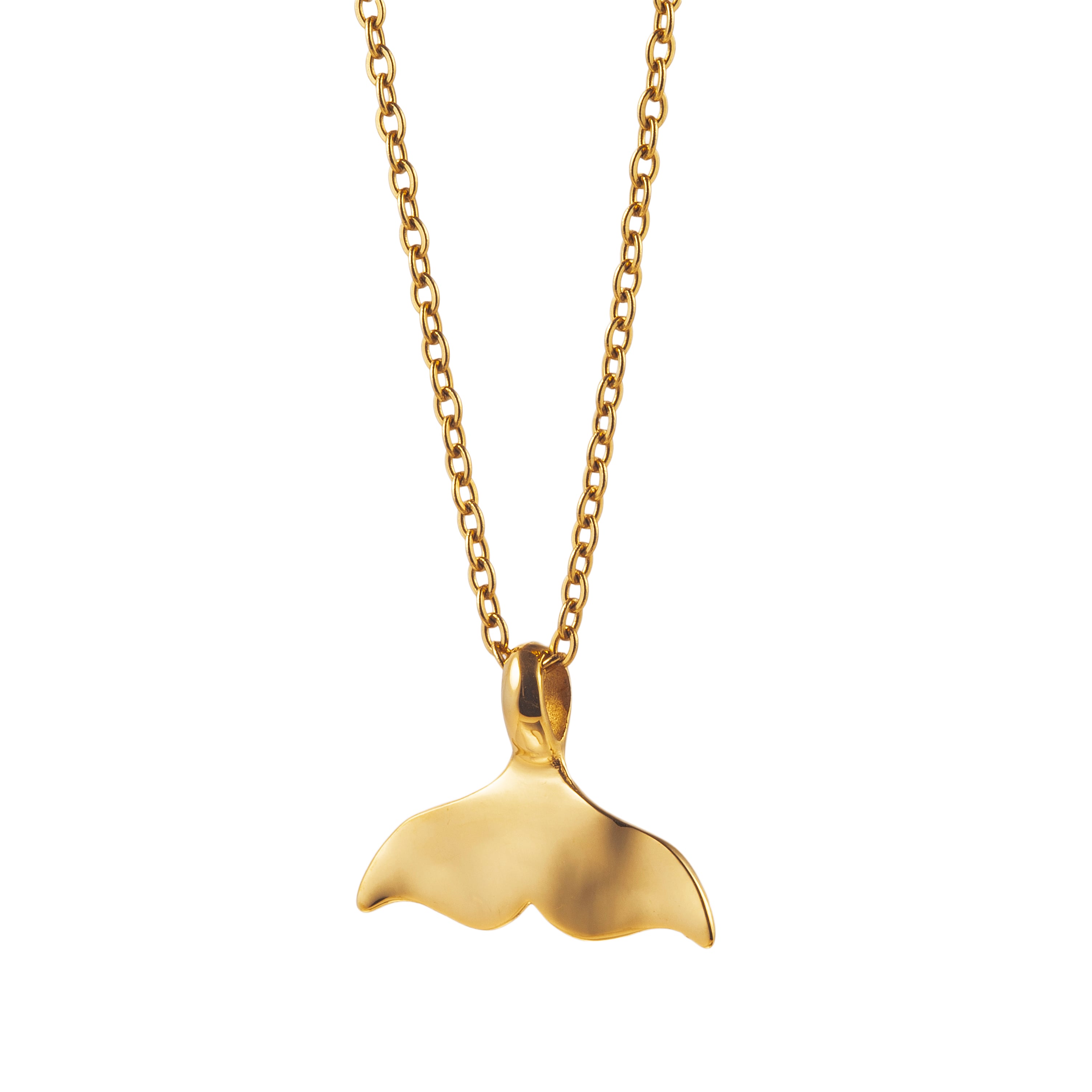 316L Hawaiian Jewelry Whale Tail Necklace CL-N019 | cisstliber