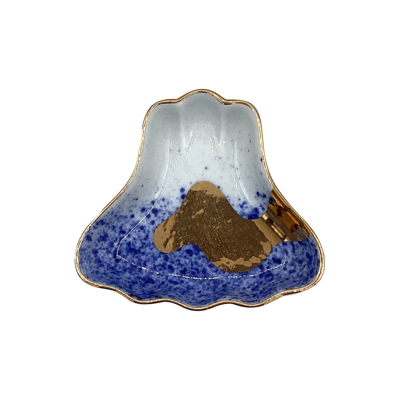 Fuksumi fuji katasara〖MAME〗吹墨富士形皿