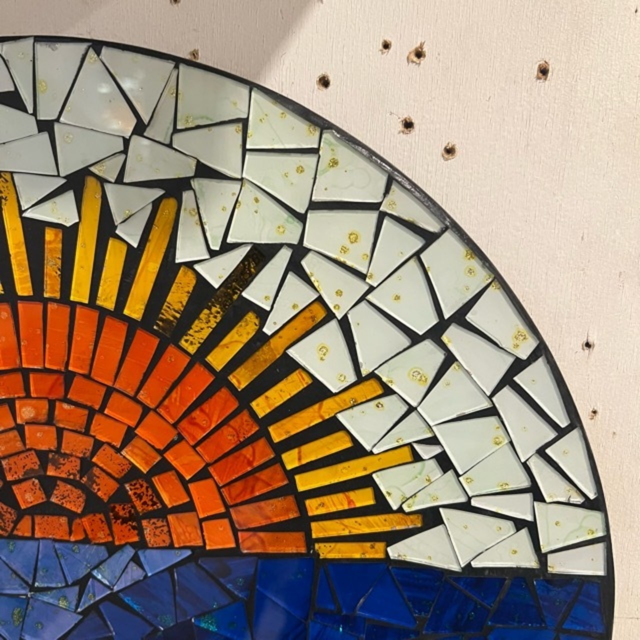 Mosaic Hanging SUN　モザイクハンギング　サン　雑貨　オブジェ　ディスプレイ　ガラス