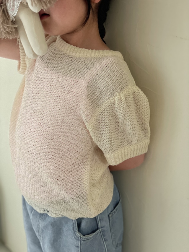 〈即納〉ice puff knit