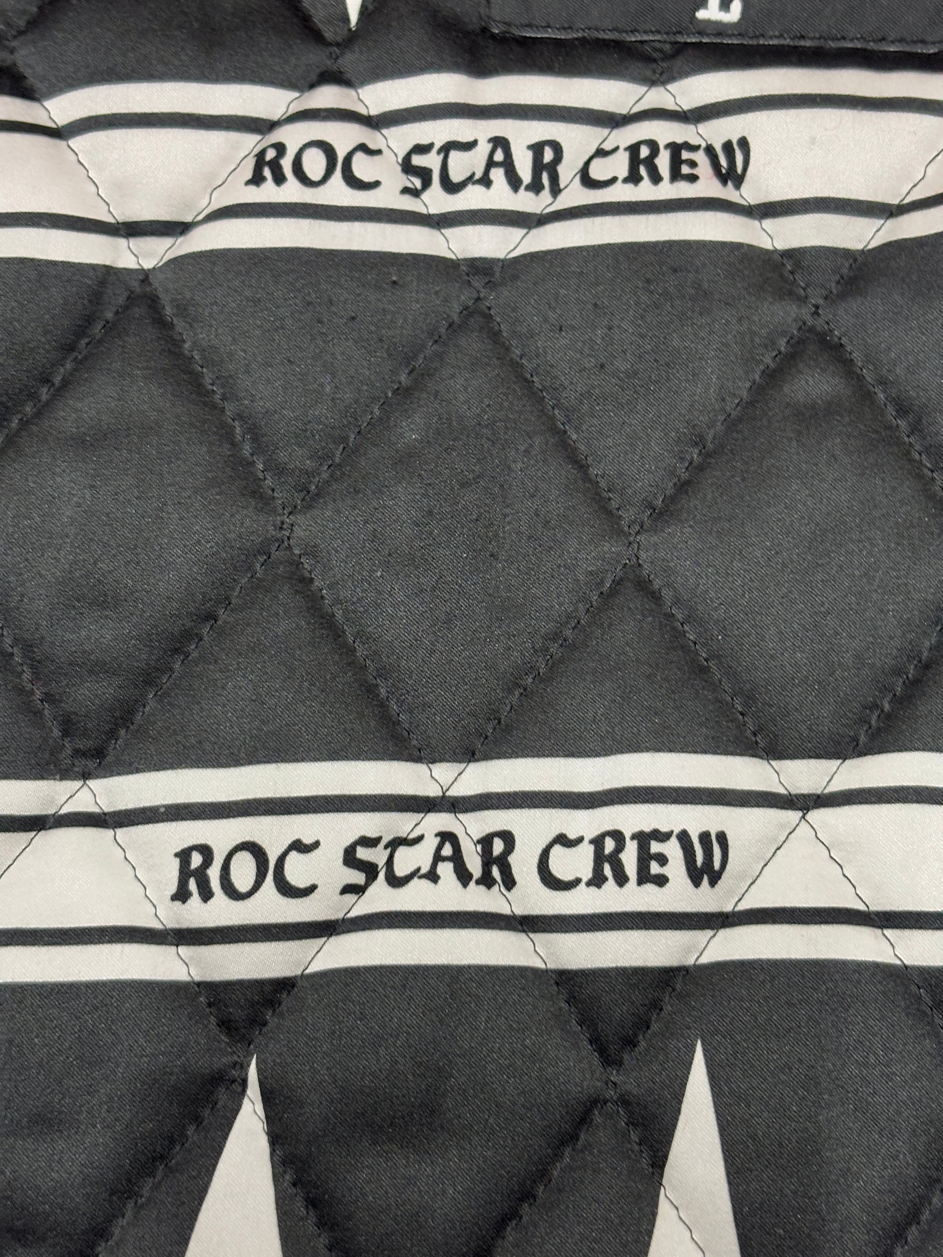 [STUSSY×ROC STAR] 10AW TRIBE 袖レザースタジャン M STUSSY×ROC STAR] 10AW TRIBE 袖レザースタジャン M - メルカリ