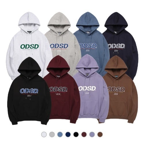 ODDSTUDIO  ODSD LOGO APPLIQUE HOODIE