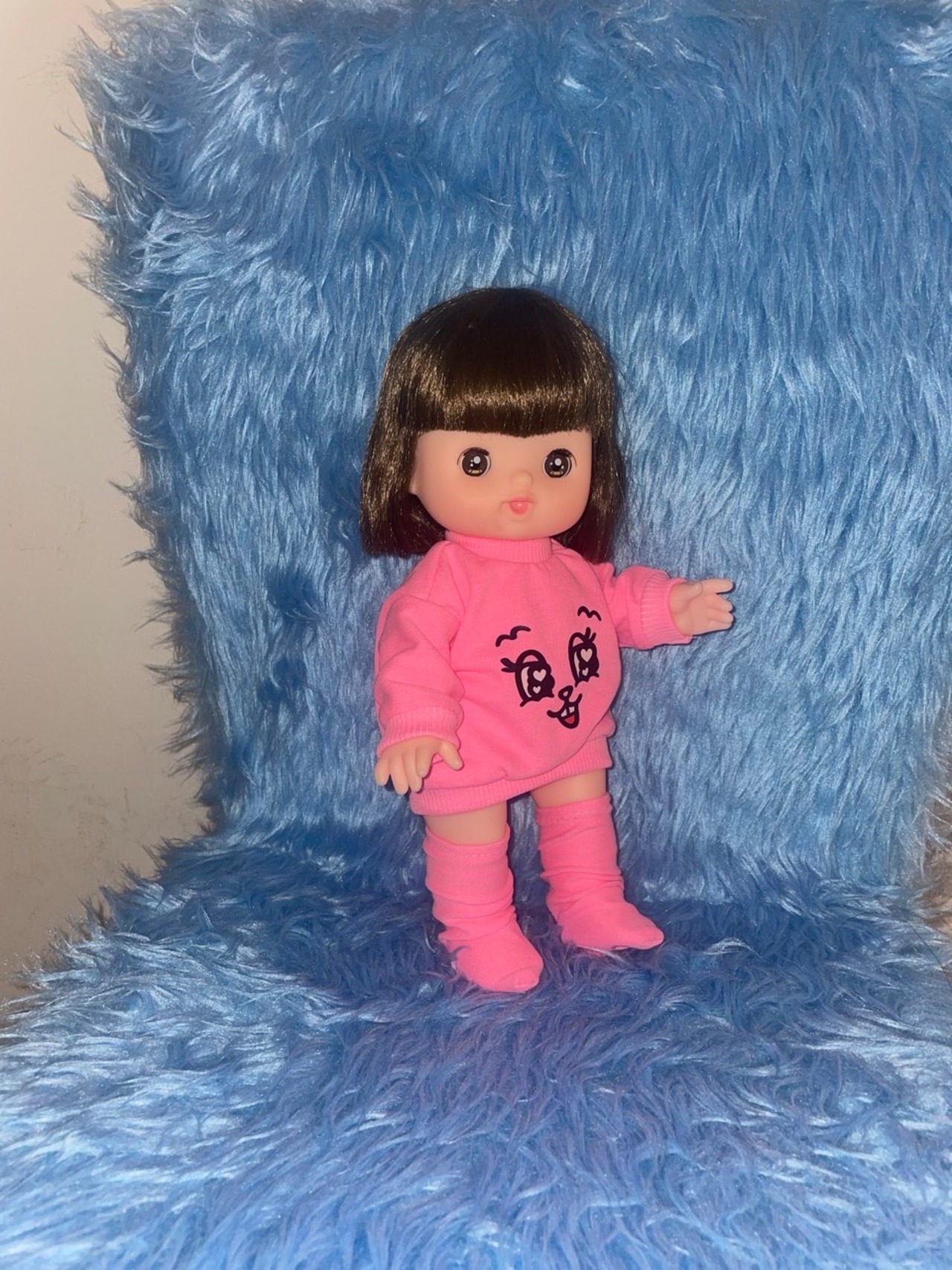 (お人形服) FACE.MTM＋SOCKS SET / PINK