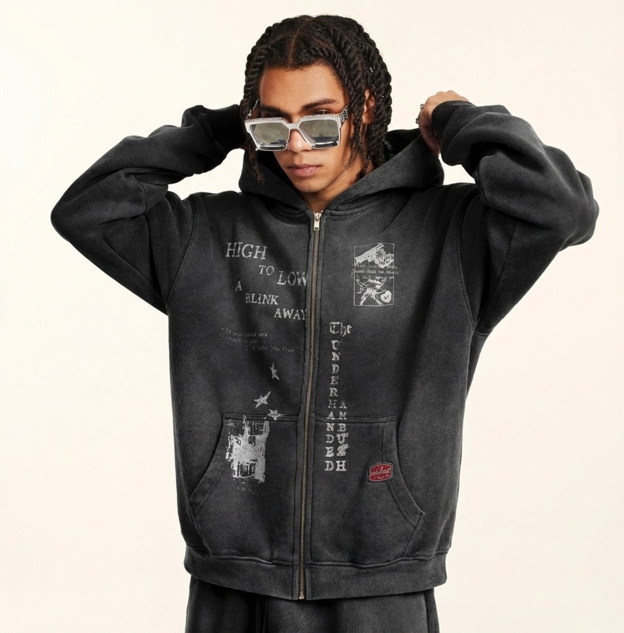 WSHOT Original Soul Handcuffs Zip Hoodie WS147
