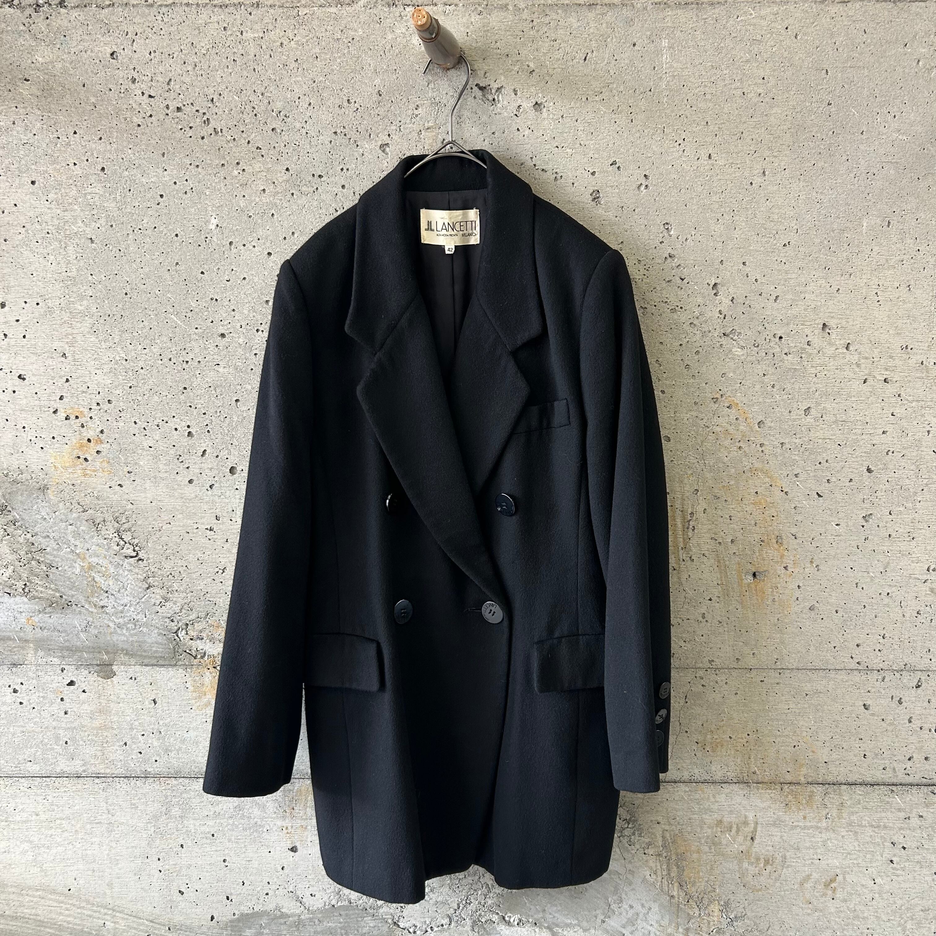 Cashmere black jacket coat