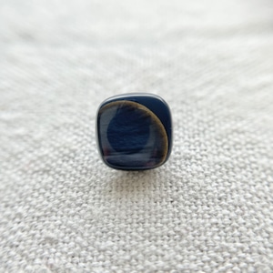 フランス スクエアネイビー 12mm