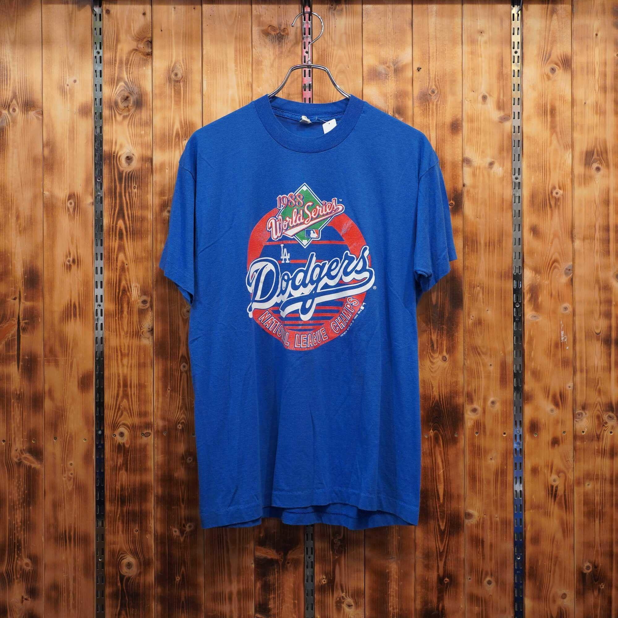 80s 1988 world series los Angeles Dodgers Tシャツ XL/ロサンゼルス ドジャース LA ワールドシリーズ