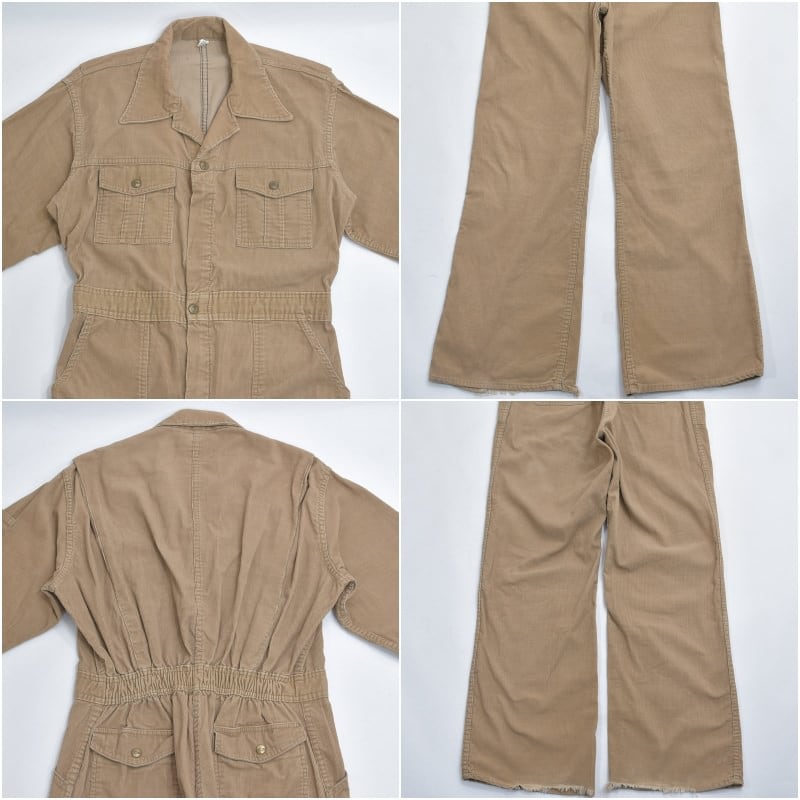 70s Oshkosh B'gosh オシュコシュ コーデュロイ ジャンプスーツ