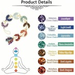 ドリームキャッチャー 7チャクラクリスタルツリー オブライフウォールハンギング