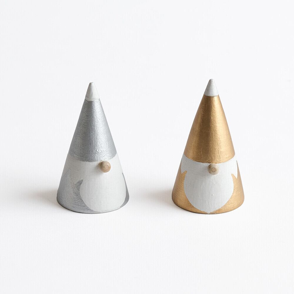 shesay マンゴーウッドのトムテオブジェ Sサイズ クリスマス サンタクロース 置物