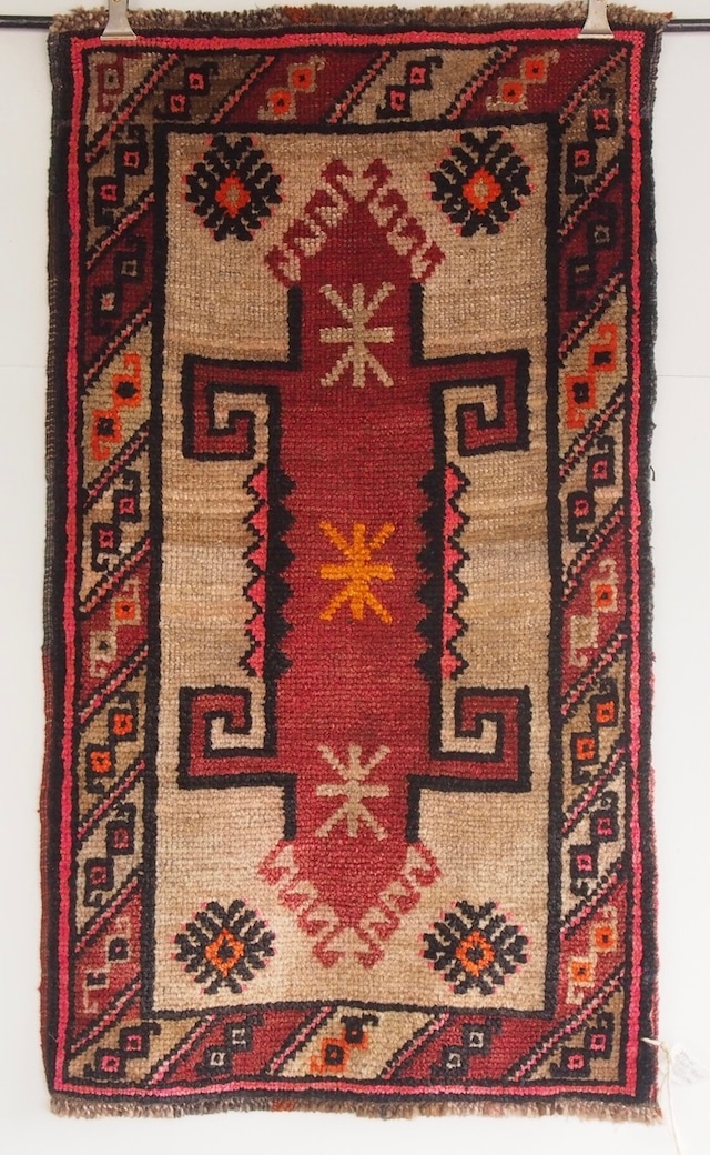 TURKY - VINTAGE YASTIC RUG / B