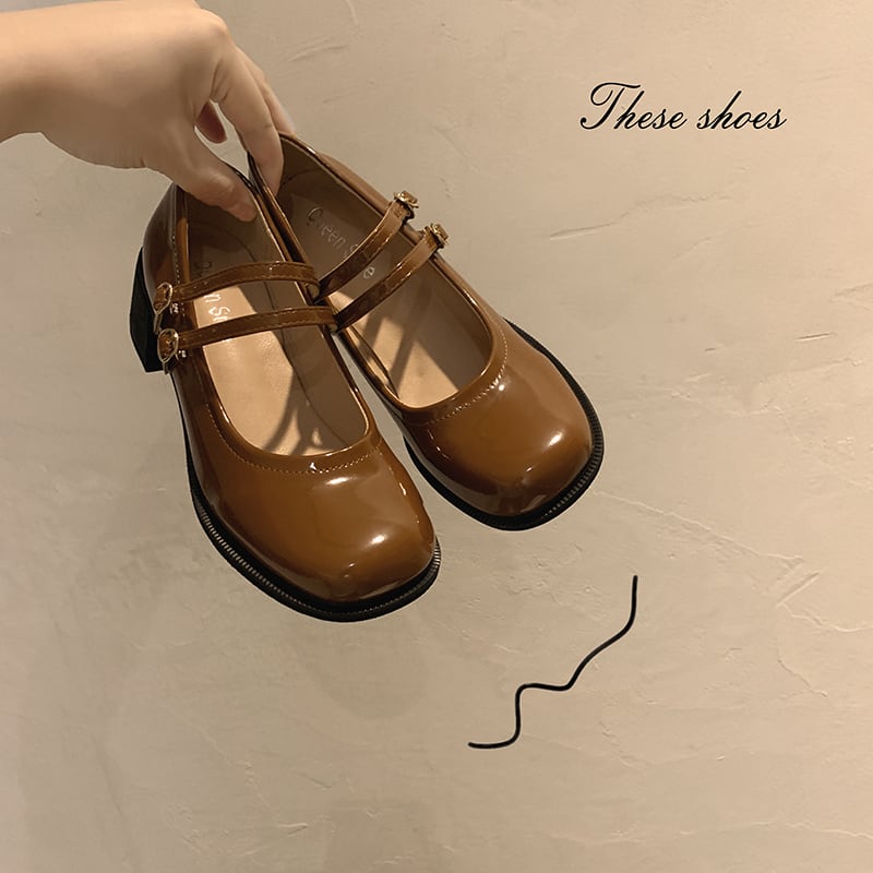 ヴィンテージサマーレッドバックルハイヒールレザー 靴 シューズ 夏物 ビンテージ フェイクシューズ8873907836