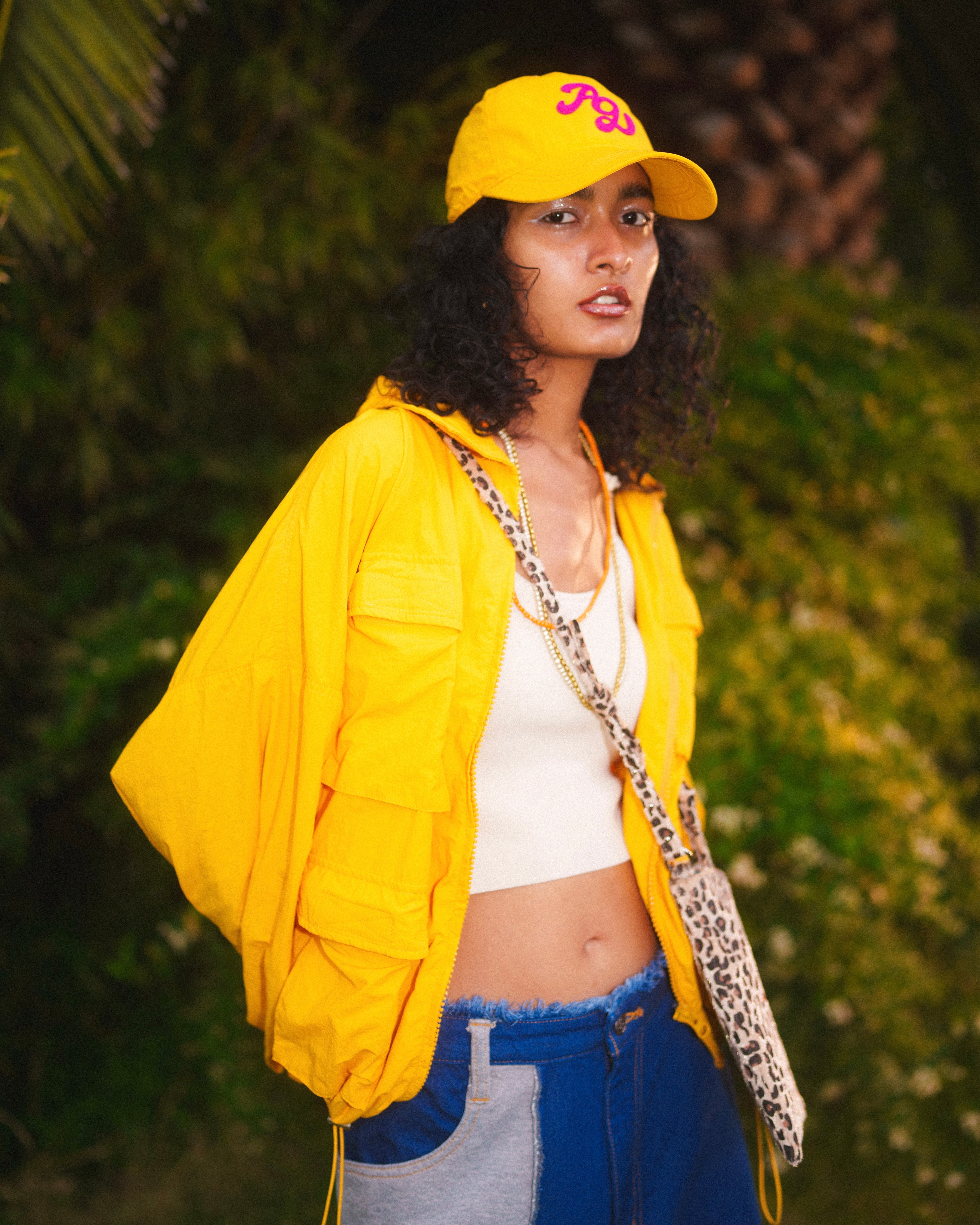 残り5点｜Yellow |Patch Nylon A/G Cap | AMBERGLEAM
