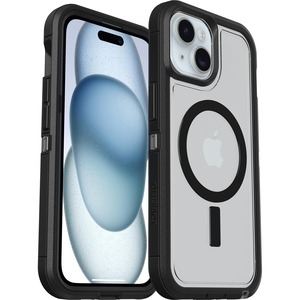 【人気】【OtterBox】全米No1ブランド 軍事規格の7倍の強度 iPhone 15用 耐衝撃 衝撃吸収 米軍MIL規格 Magsafe対応ケース Defender XT Clear Dark Side 【国内正規品】 〔オッターボックス〕
