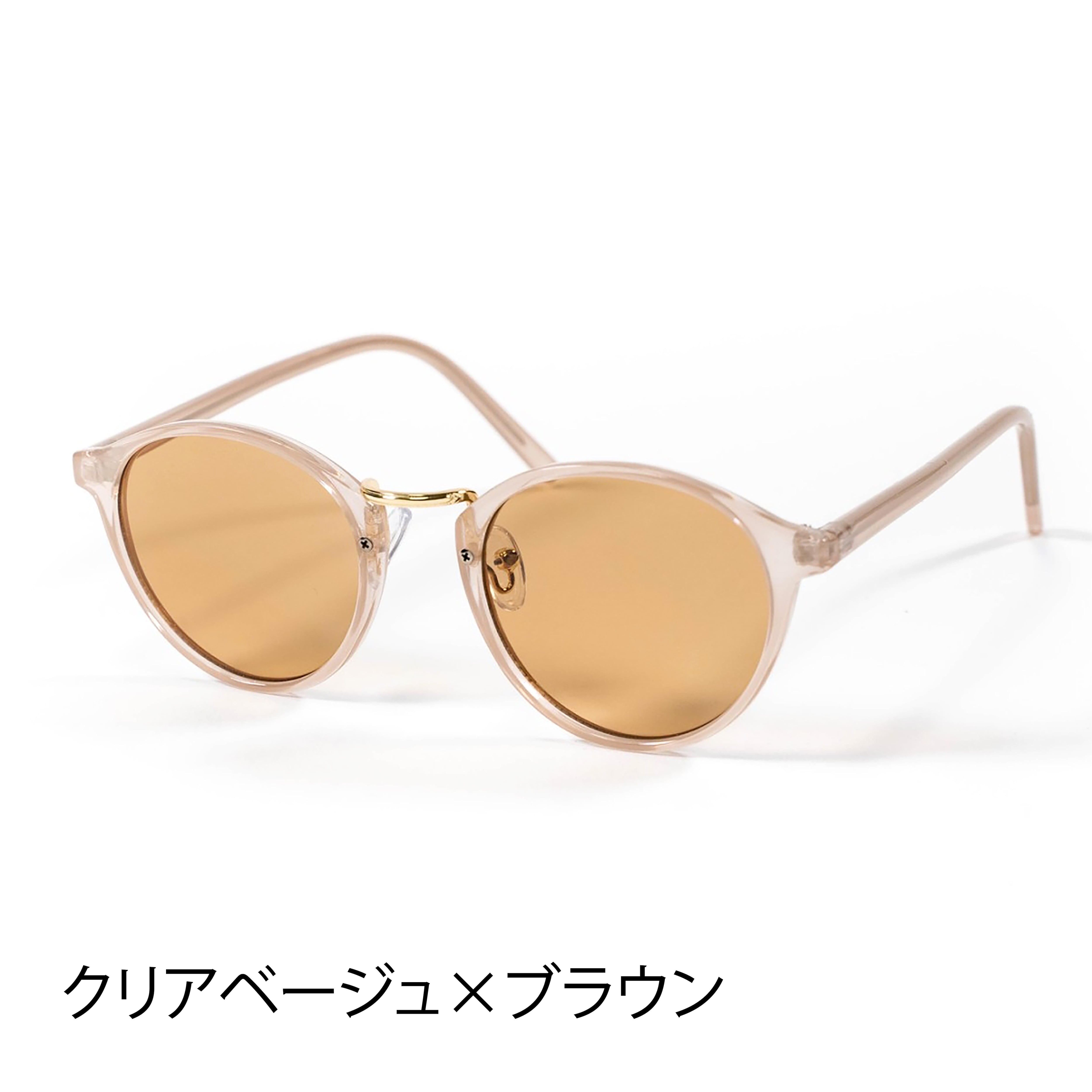 5COLOR】ボストンクリア サングラス | Tres.jewelry 5COLOR】ボストンクリア サングラス | Tres.jewelry