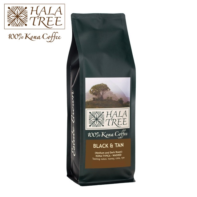 HALATREE  100%コナコーヒー ブラック & タン    高級コーヒー豆 無農薬 ハワイ コナ コーヒー