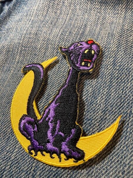 ウルフキャット 【ワッペン・アップリケ・パッチ】 FD0582