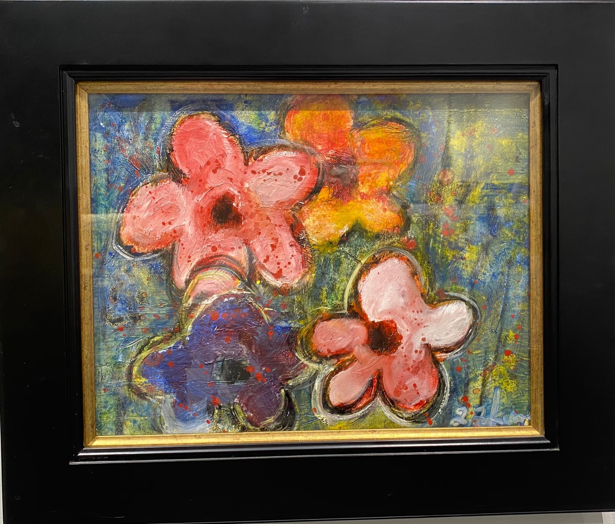 田中拓馬のレアな作品、花の過去作品。6号油彩 | イギリス国立美術館 