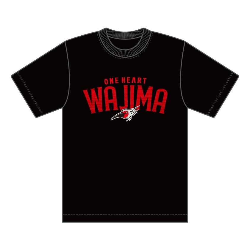 輪島復興チャリティーTシャツ ONE HEART for WAJIMA black | ATHLETE