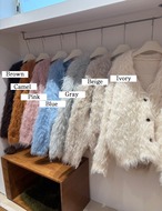 【新作5％OFF・3日間】Shaggy Volume Cardigan(Gray)_7colors
