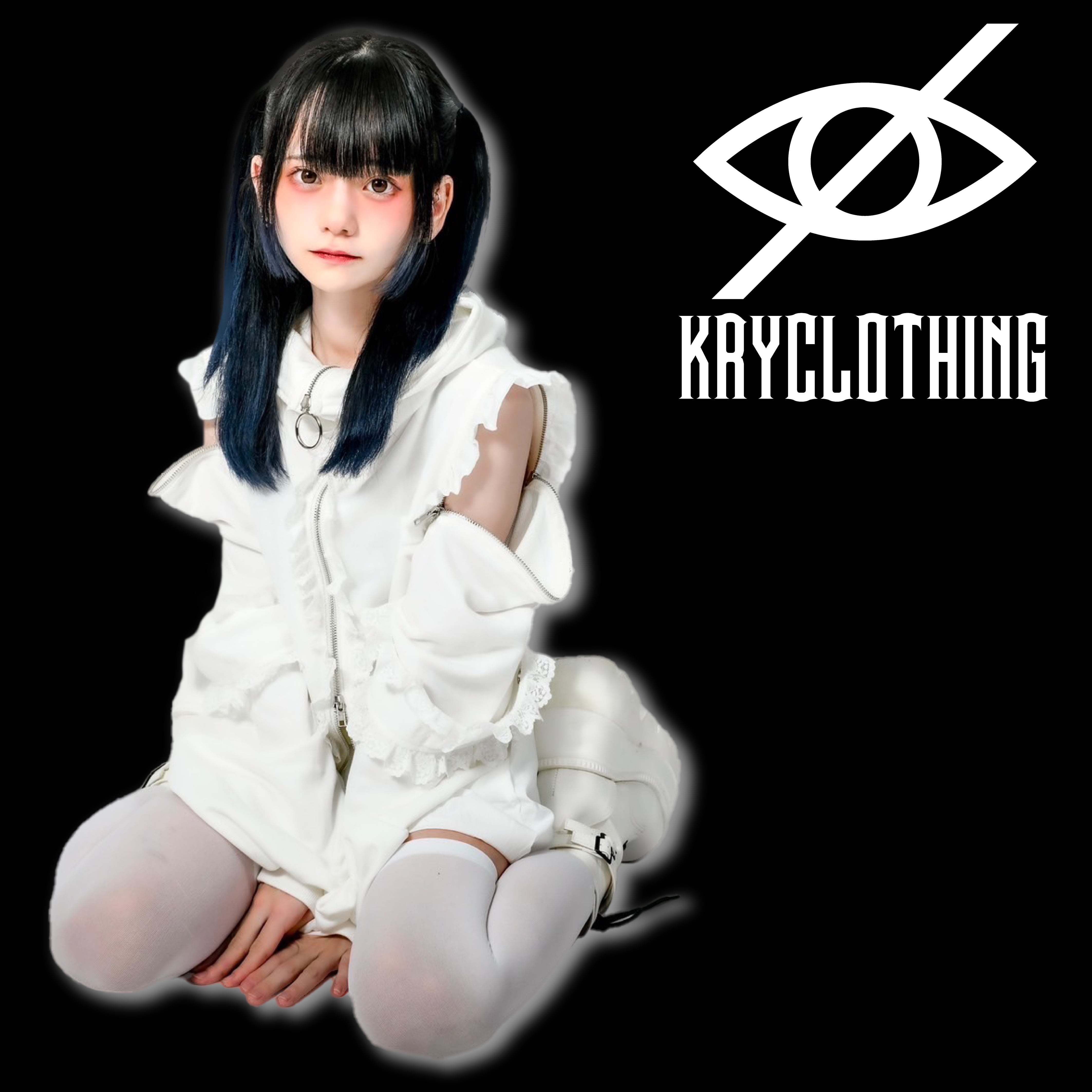 KRY clothing メイドフリルパーカー Amazon.co.jp: kry clothing kryclothing フリルセーラー