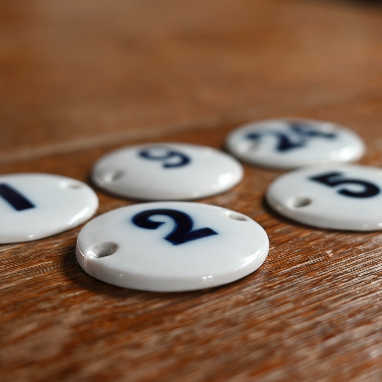 Number Plate / ナンバープレート〈 ルームナンバー・席札・店舗什器・アンティーク・ヴィンテージ 〉114034