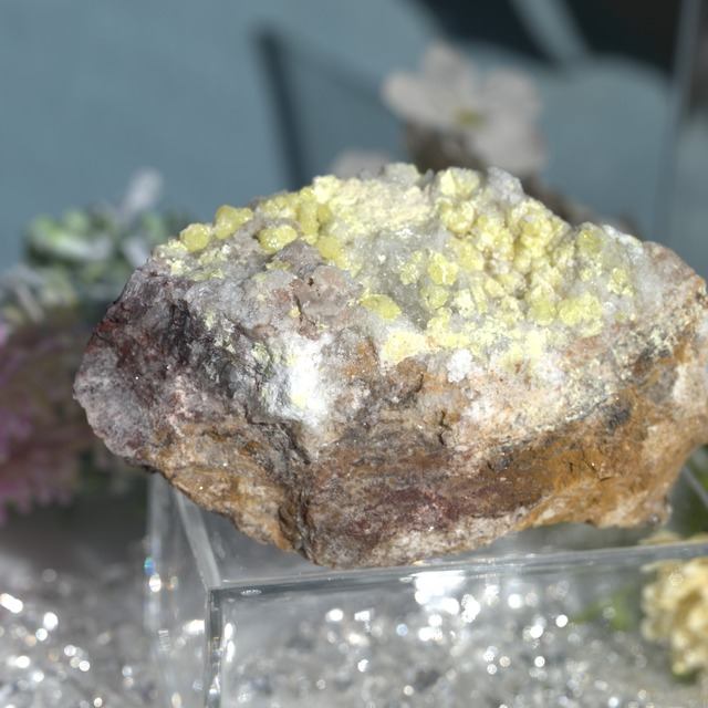 【癒しと希望と活力を与える、炎の浄化の石】サルファー原石T31_4