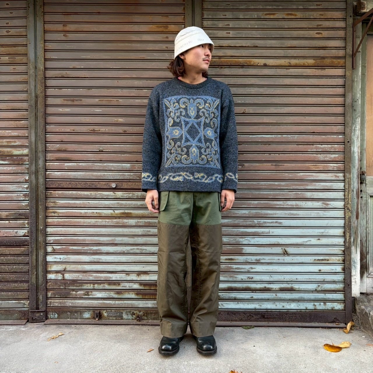 EURO VINTAGE ユーロ ヴィンテージ ハンティングパンツ ダブルニー