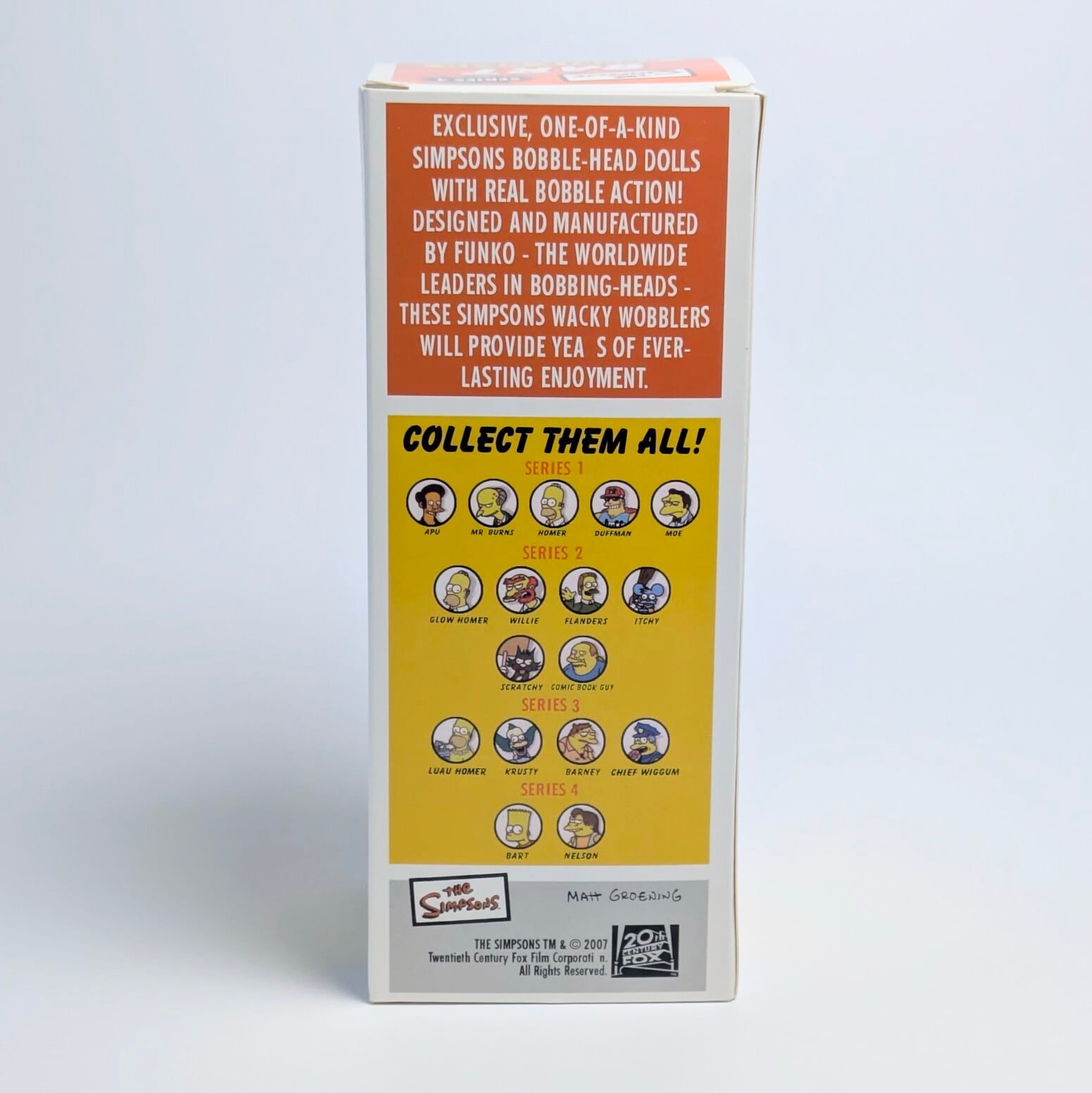 【 The Simpsons ( シンプソンズ ) 】『 バート・シンプソン 』FUNKO Wacky Wobbler / ワッキーワブラー / ボビングヘッド / 首振り人形 / ファンコ〚アメリカン雑貨 アメトイ〛