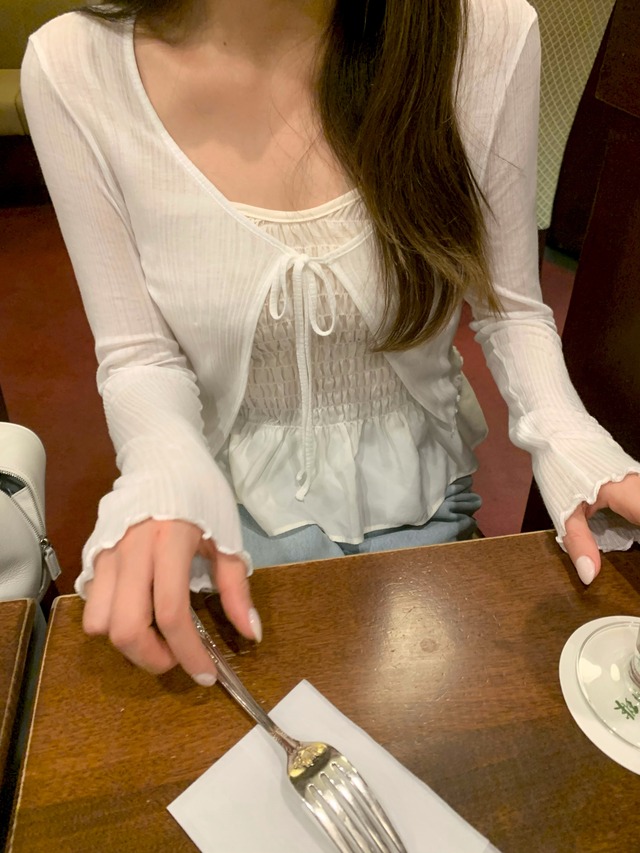 (予約) riette / Pule blouse 2color