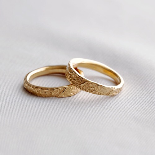 HRR010GP / Arabesque ring (gold)