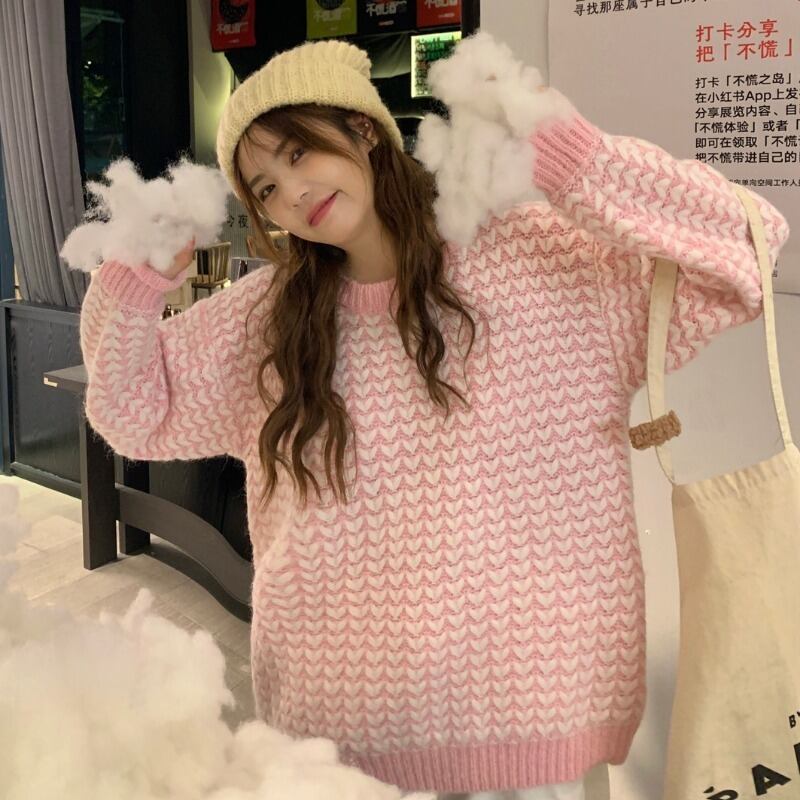 セーター ルーズシャツ ロング オータム 秋物 ウィンター 冬物 1号婦人6249549506