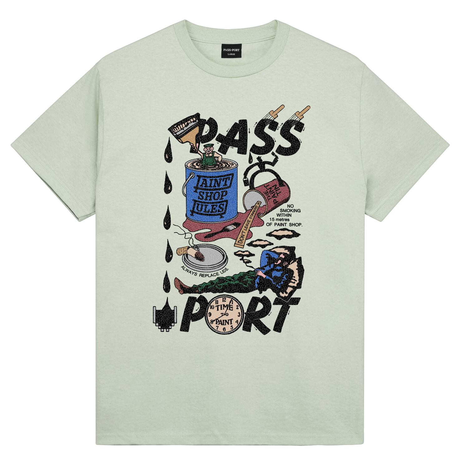 Pass~Port|Shop Rules Tee "送料¥200"