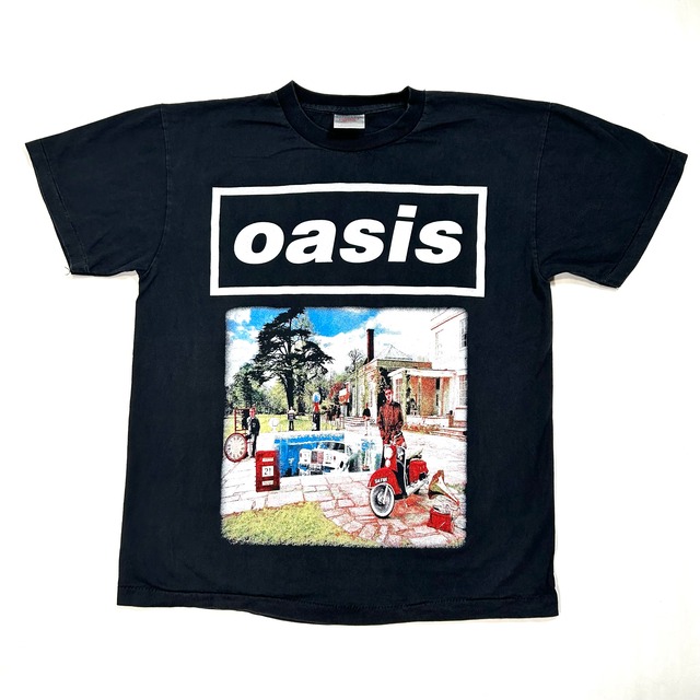 10615 oasis ロックTシャツ バンドT 半袖 両面プリント L