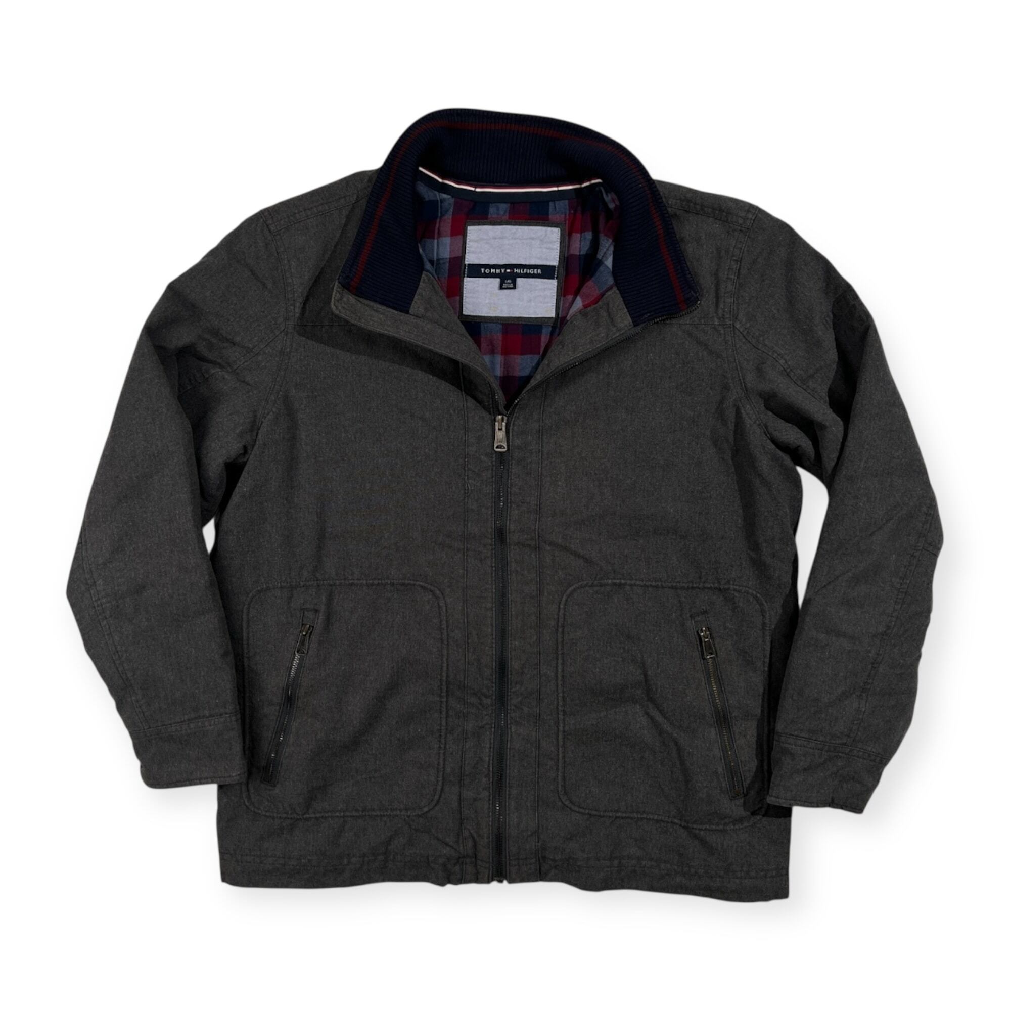 Nigel Cabourn / WORK JACKET REPAIR FINISH - HEMP DENIM Charcoal