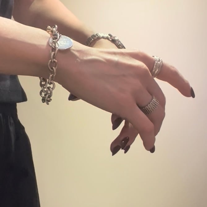 TIFFANY＆CO. 】【12号】 2389 TIFFANY&CO サマセットメッシュリング