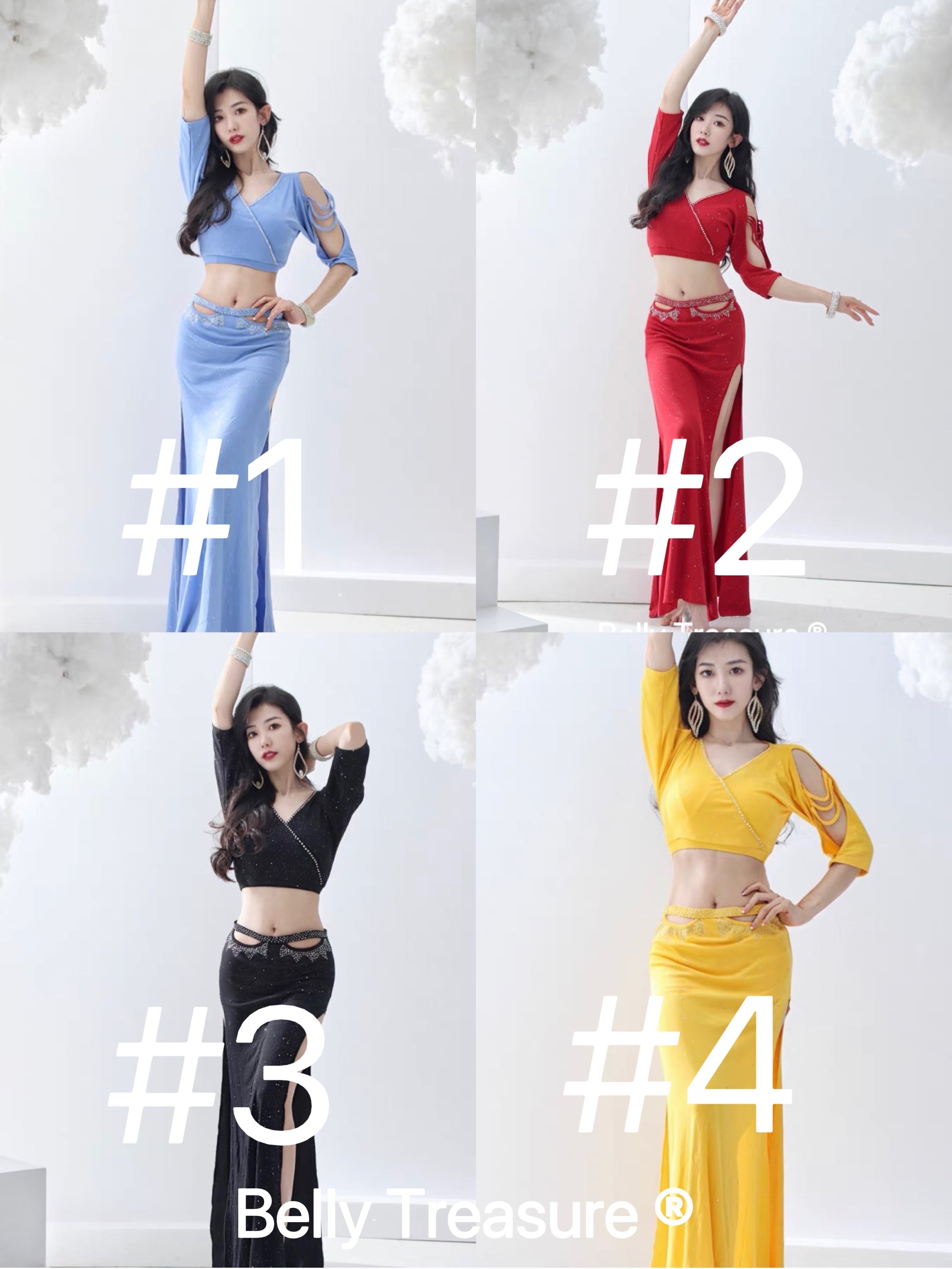 ベリーダンス衣装　黒 AidaStyle ベリーダンス 衣装 黒系 Black Belly Dancing Costume