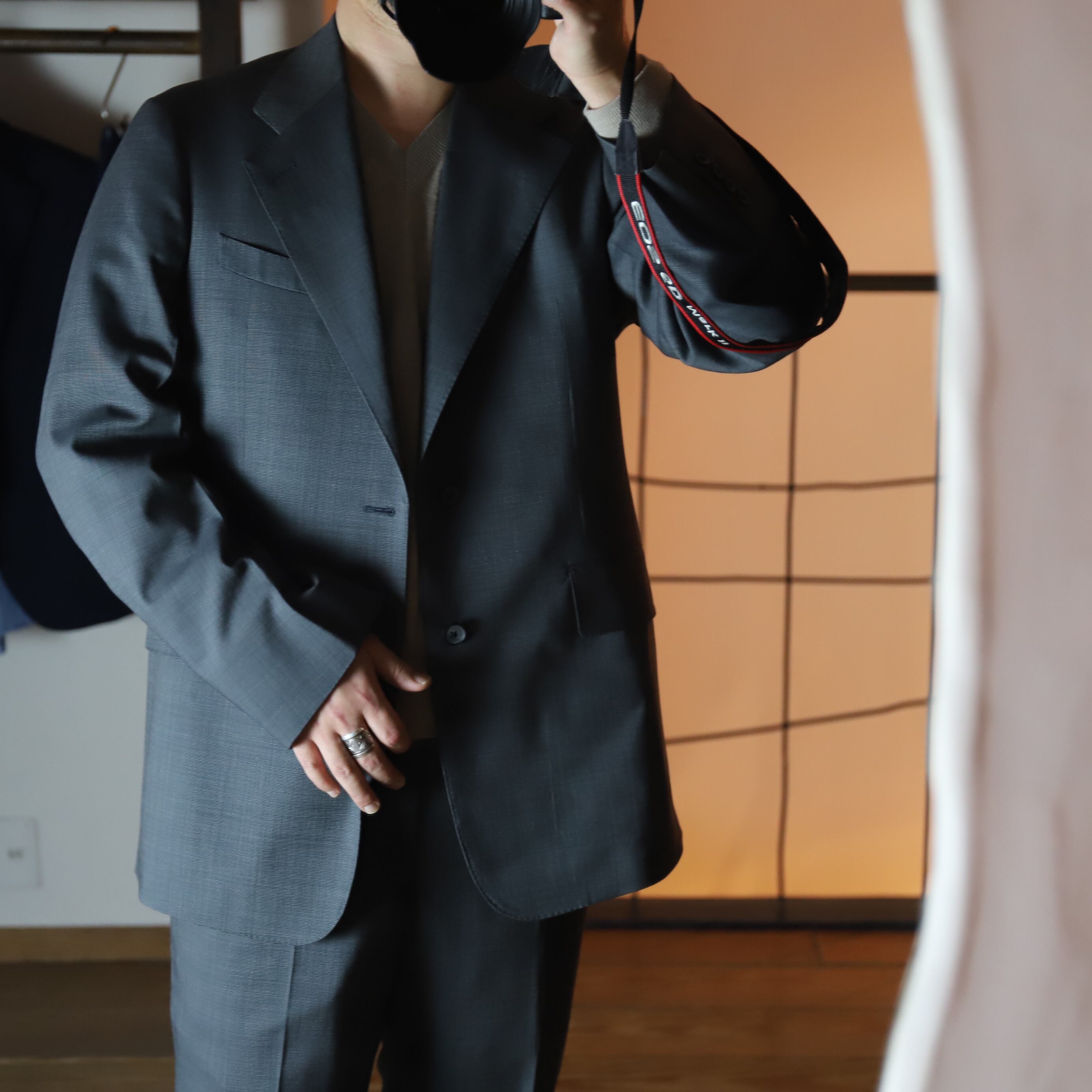 MAATEE&SONS / SET UP TROUSER 3 pinhead | TIBETAN MARKET