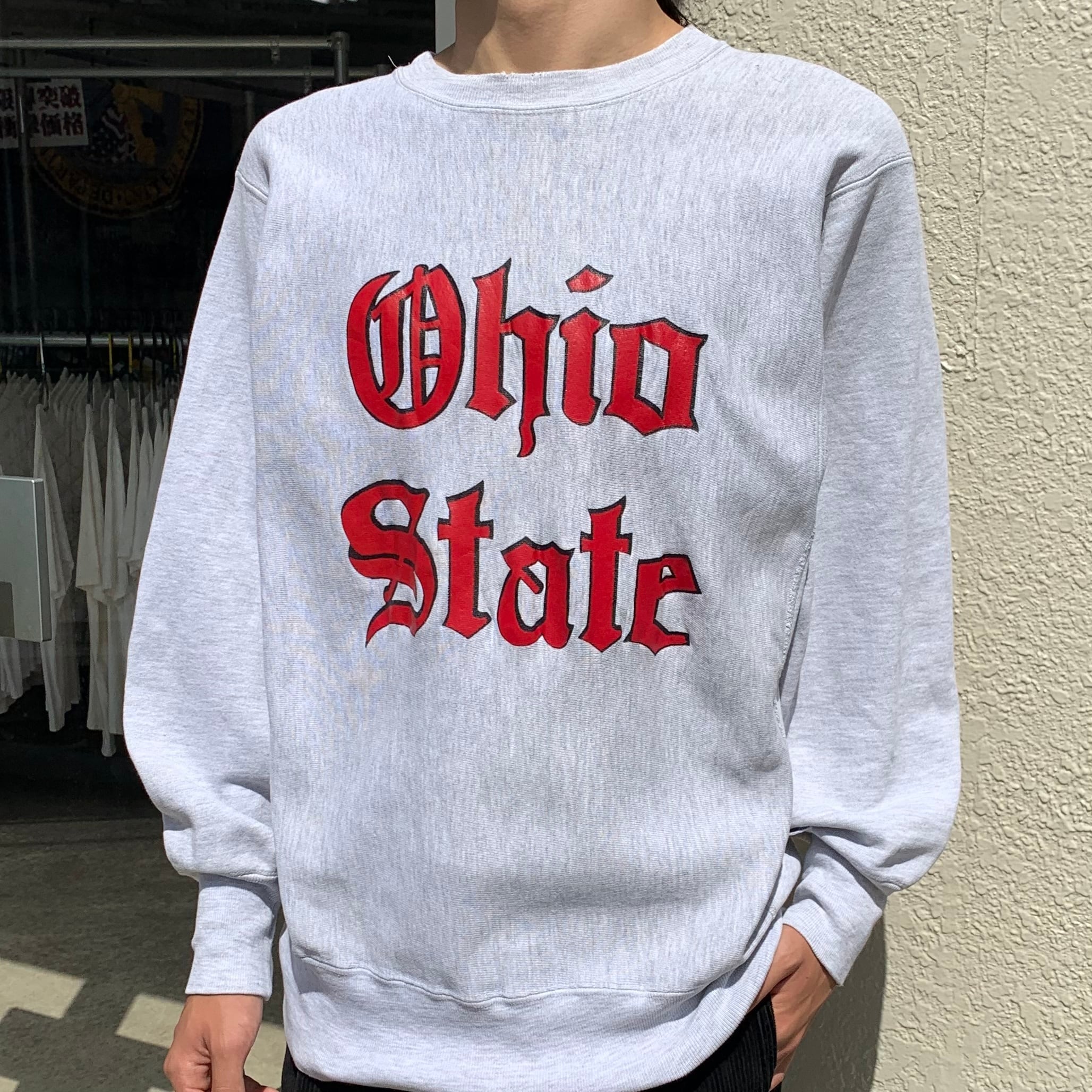 90s USA製 90s チャンピオン OHIO STATE リバースウィーブ-