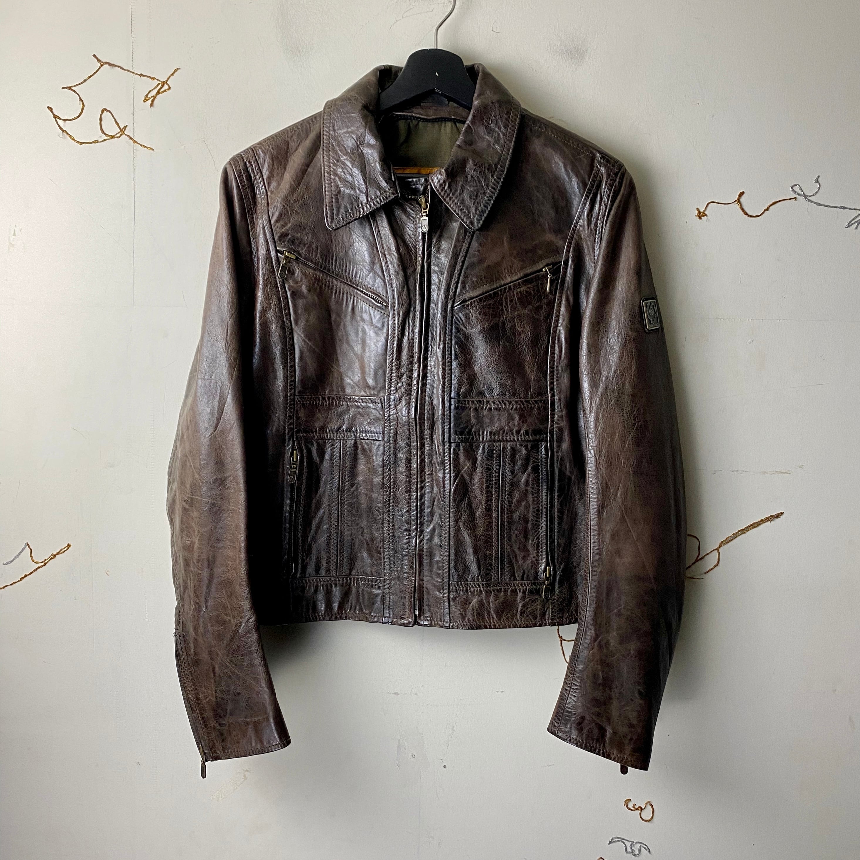 BELSTAFF single leather riders jacket “black prince” | NOIR ONLINE