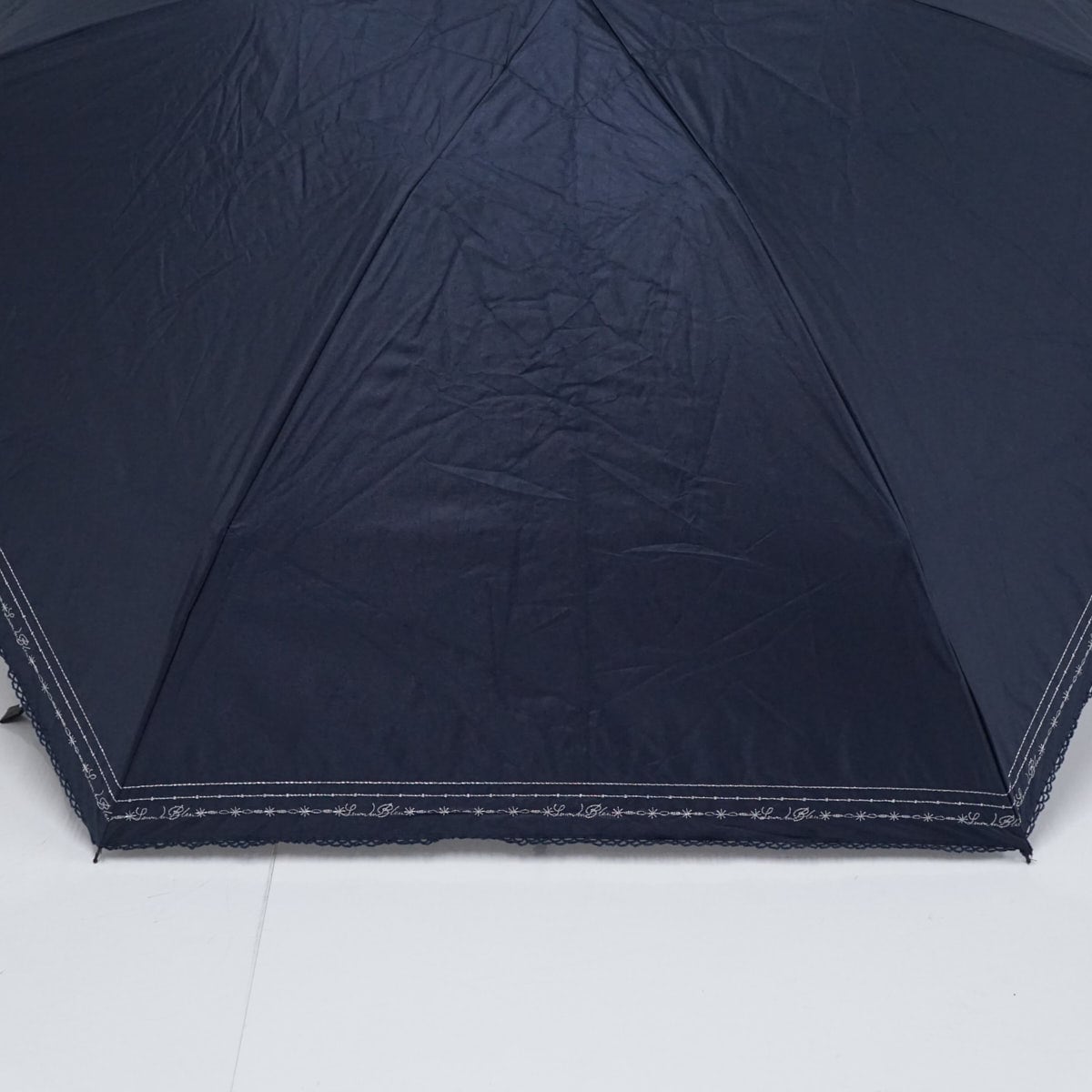 折りたたみ日傘 LANVIN en Bleu ランバンオンブルー USED美品 ロゴ