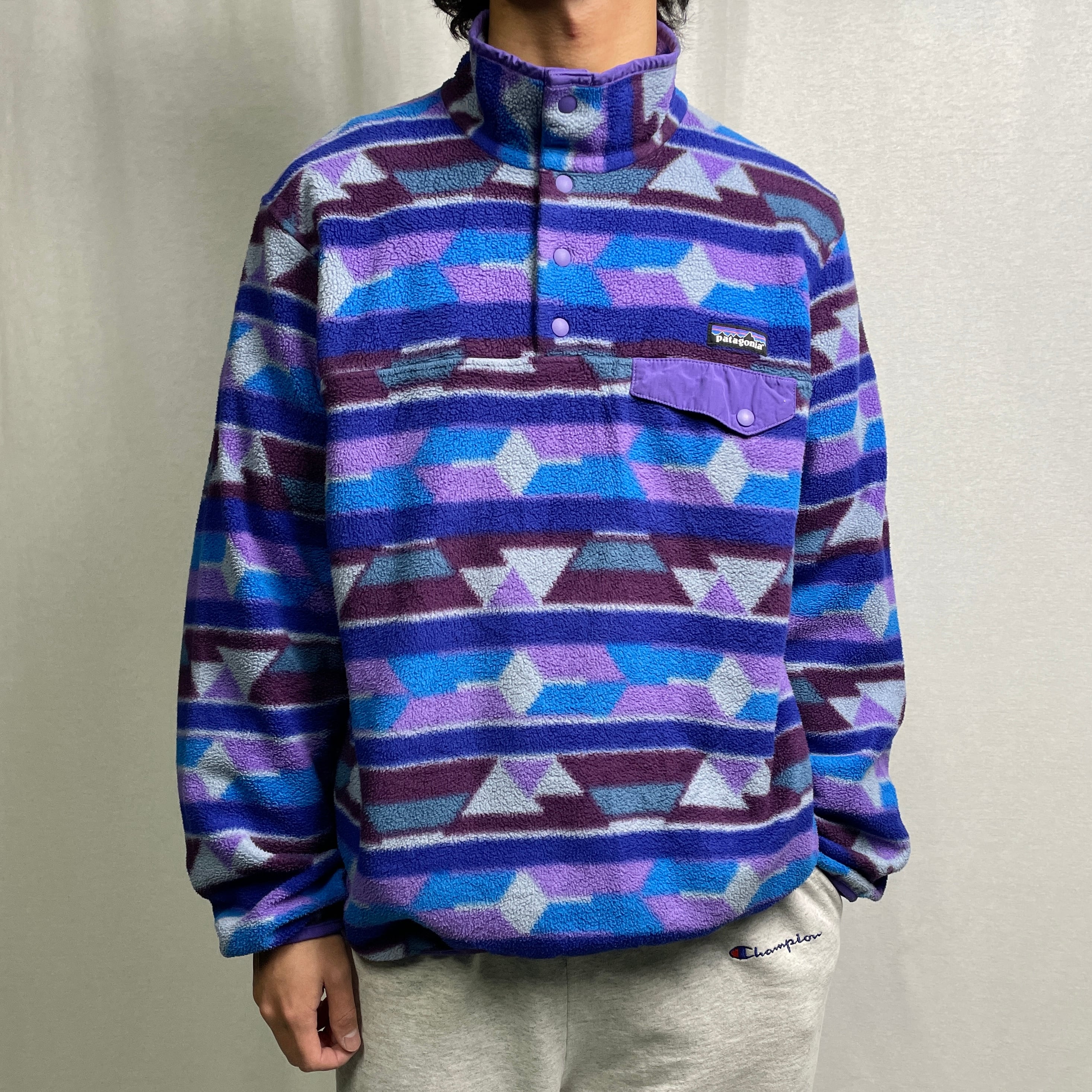 【25%OFF】 patagonia パタゴニア SYNCHILLA シンチラ スナップT フリース Sサイズ