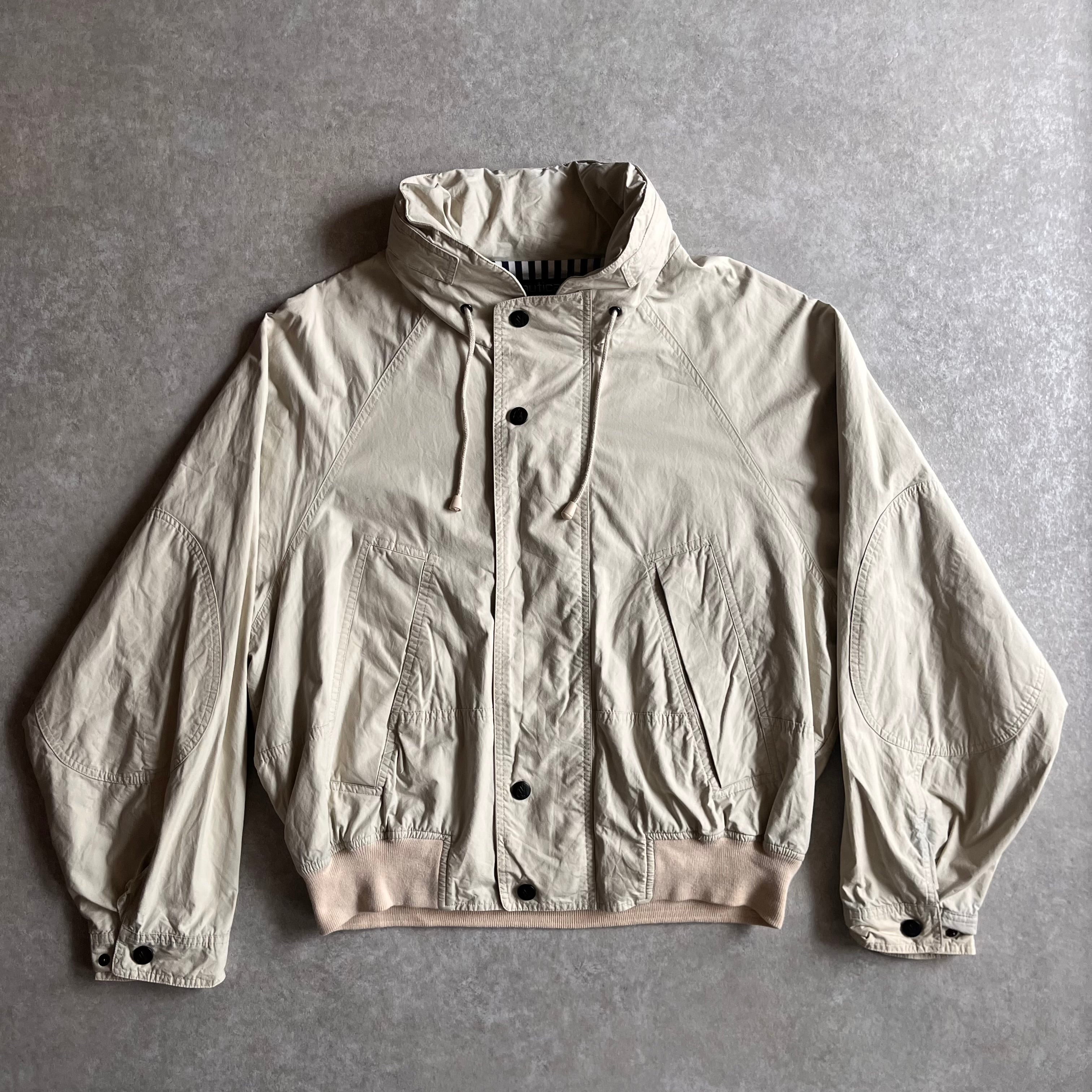 1980s~ nautica Cotton Blousont XL